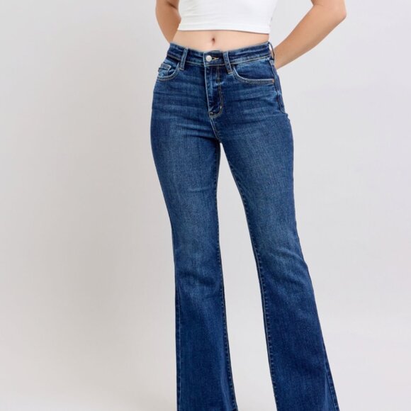 Judy Blue High Waist Trouser Flare - Picture 4 of 4